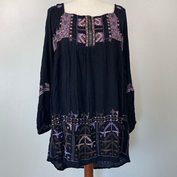 NWT Free People Boho Midi Dress Size L - Picture 1 of 8